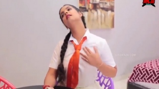 Naughty Teacher Student Porn with Hot Desi Classroom Action